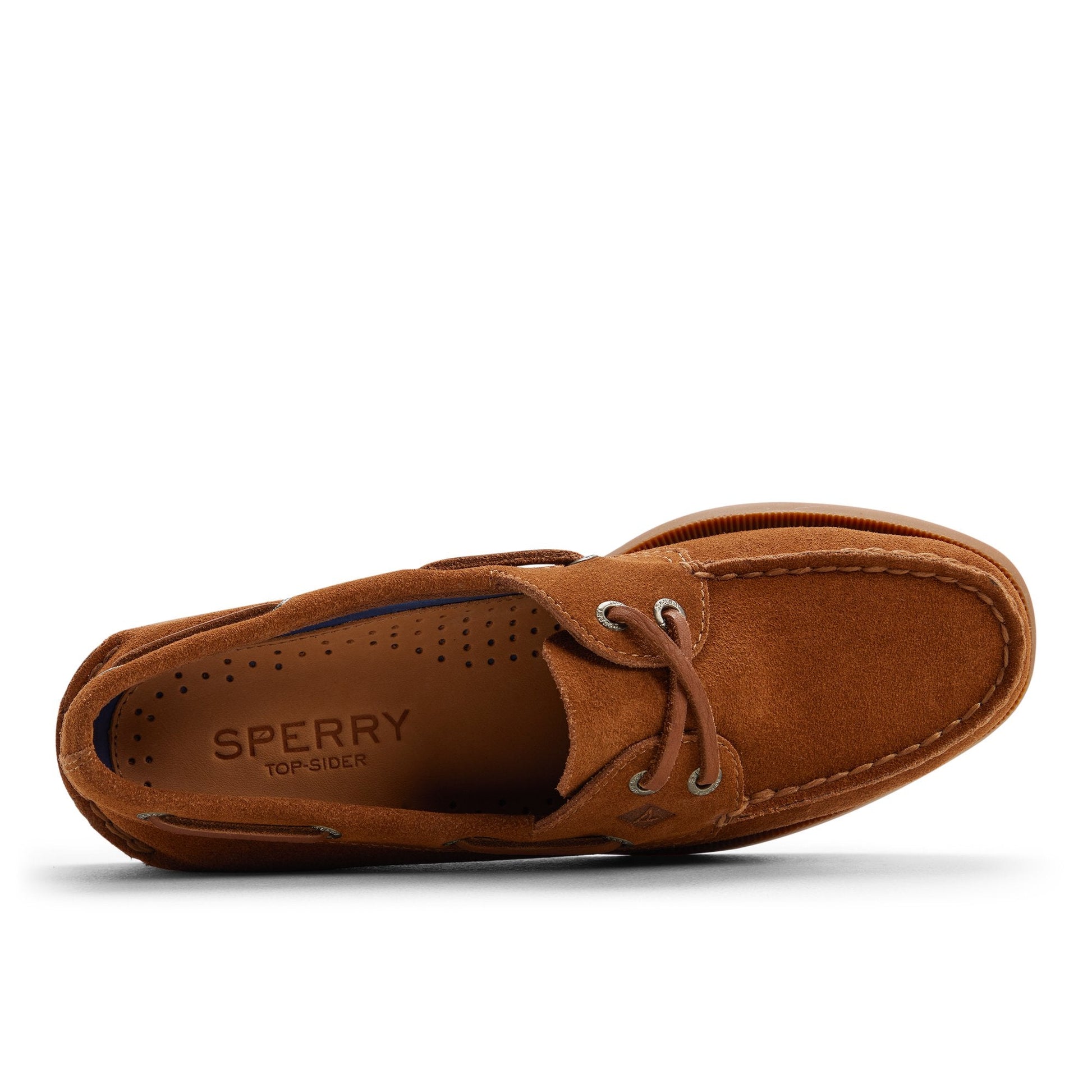 Sperry Authentic Original 2 Eye Boat Shoe Tan suede