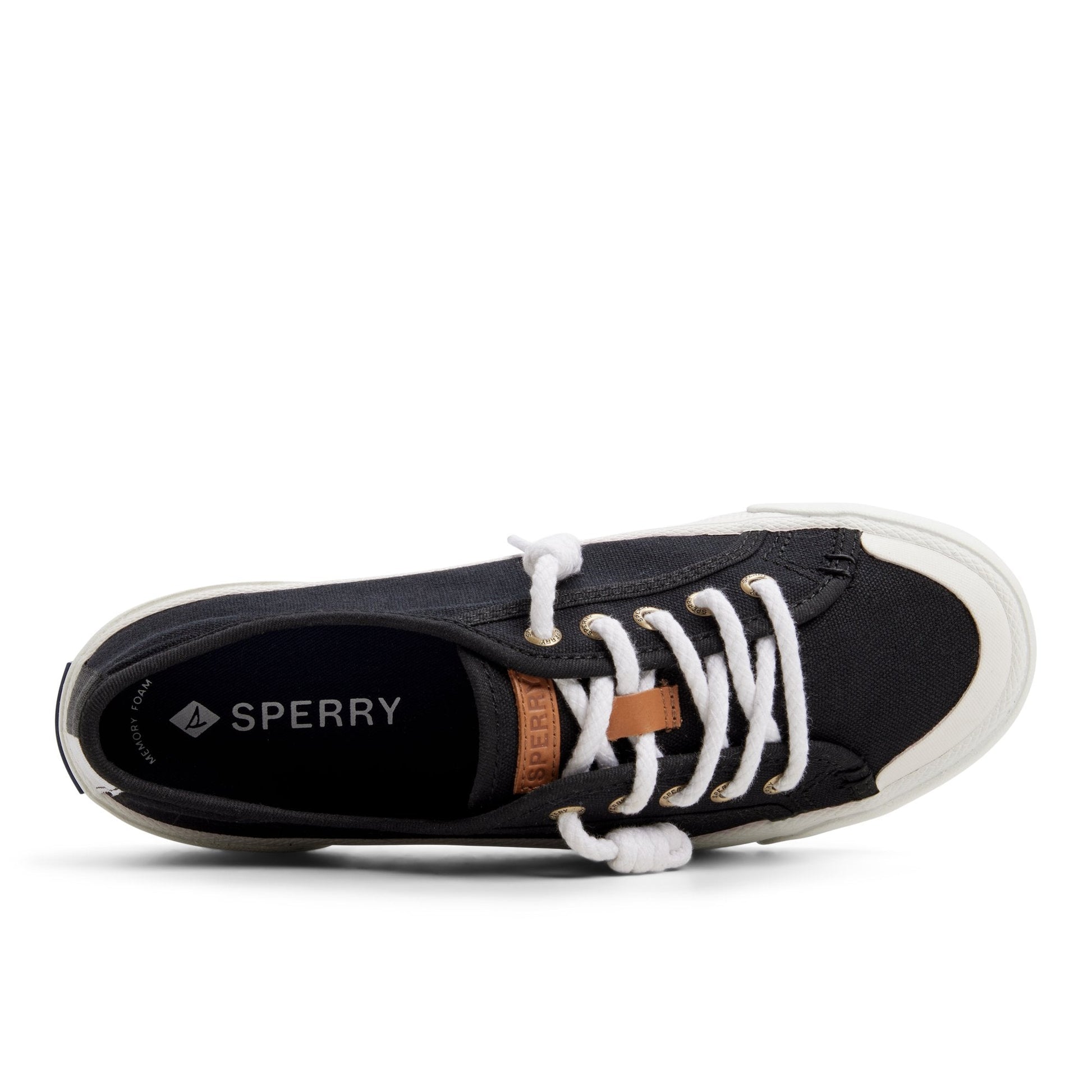 Sperry Pierwave 2 Lace to Toe Sneaker Black