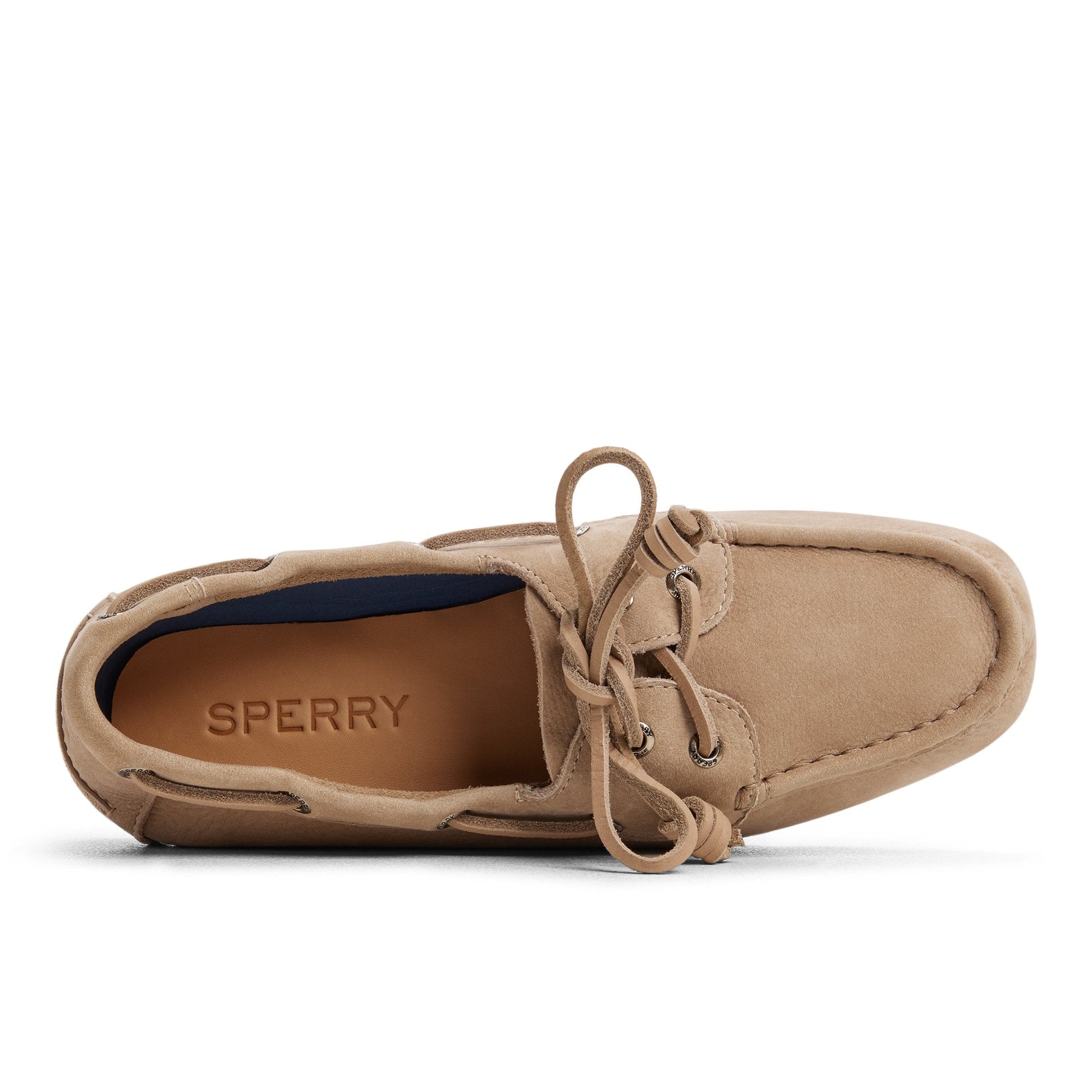 Sperry 2-Eye Boat Driving Shoe Taupe