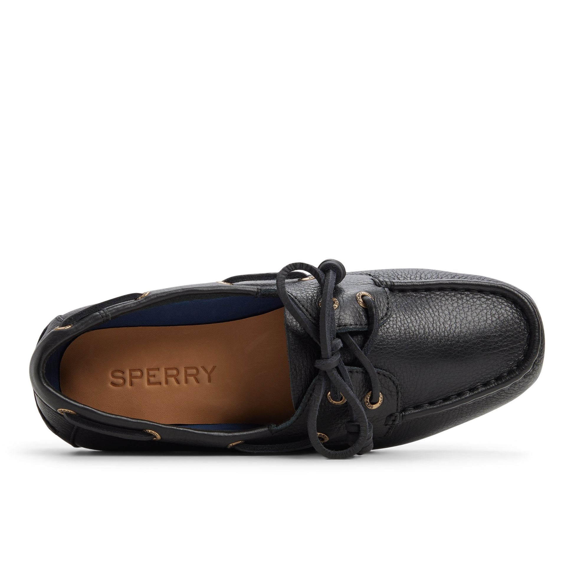 Sperry 2-Eye Boat Driving Shoe Black