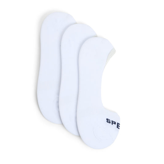 Sperry Ladies 3-Pack No-Show Socks White