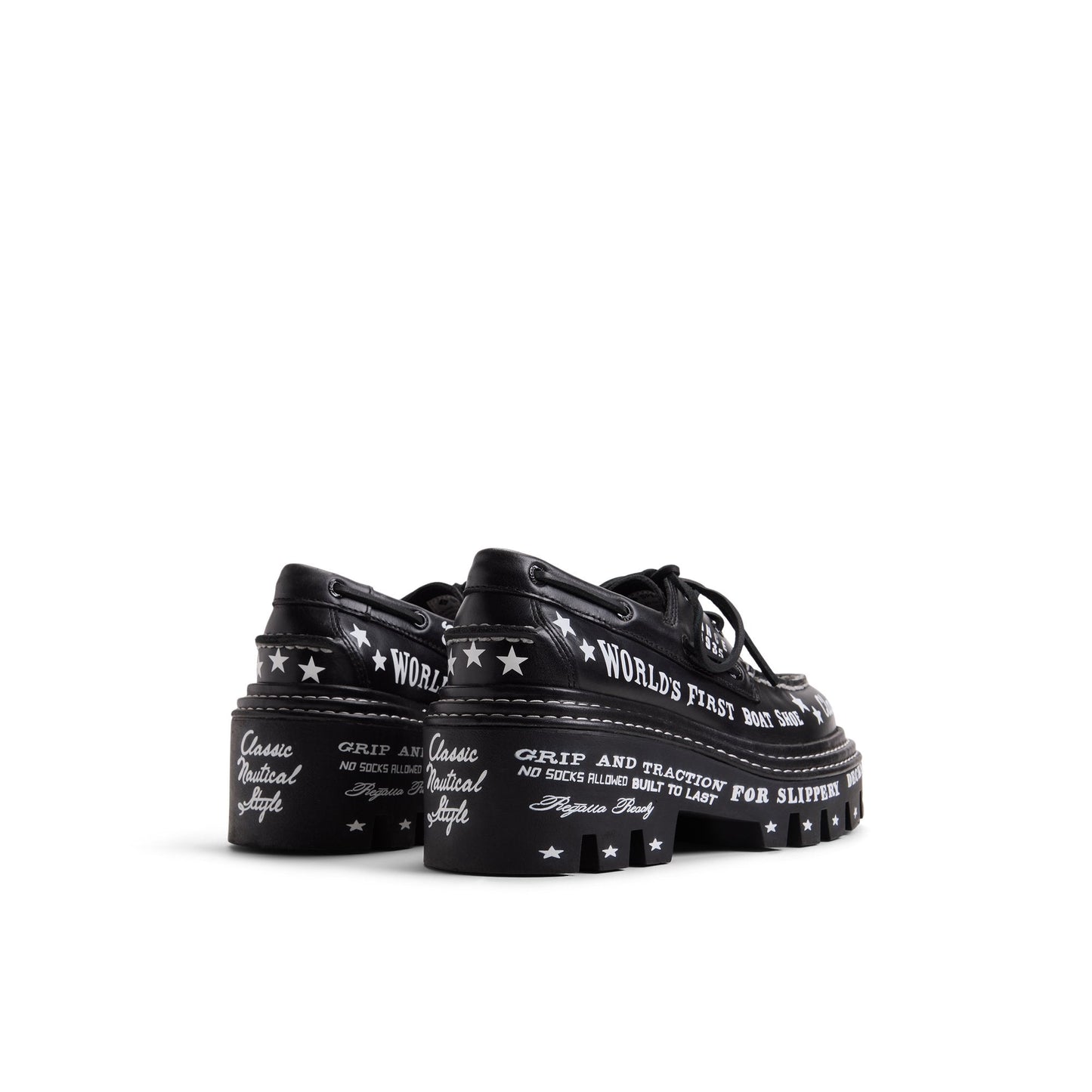 Sperry Sperry x MONSE Authentic Original 2-Eye Lug Boat Shoe Black graphic