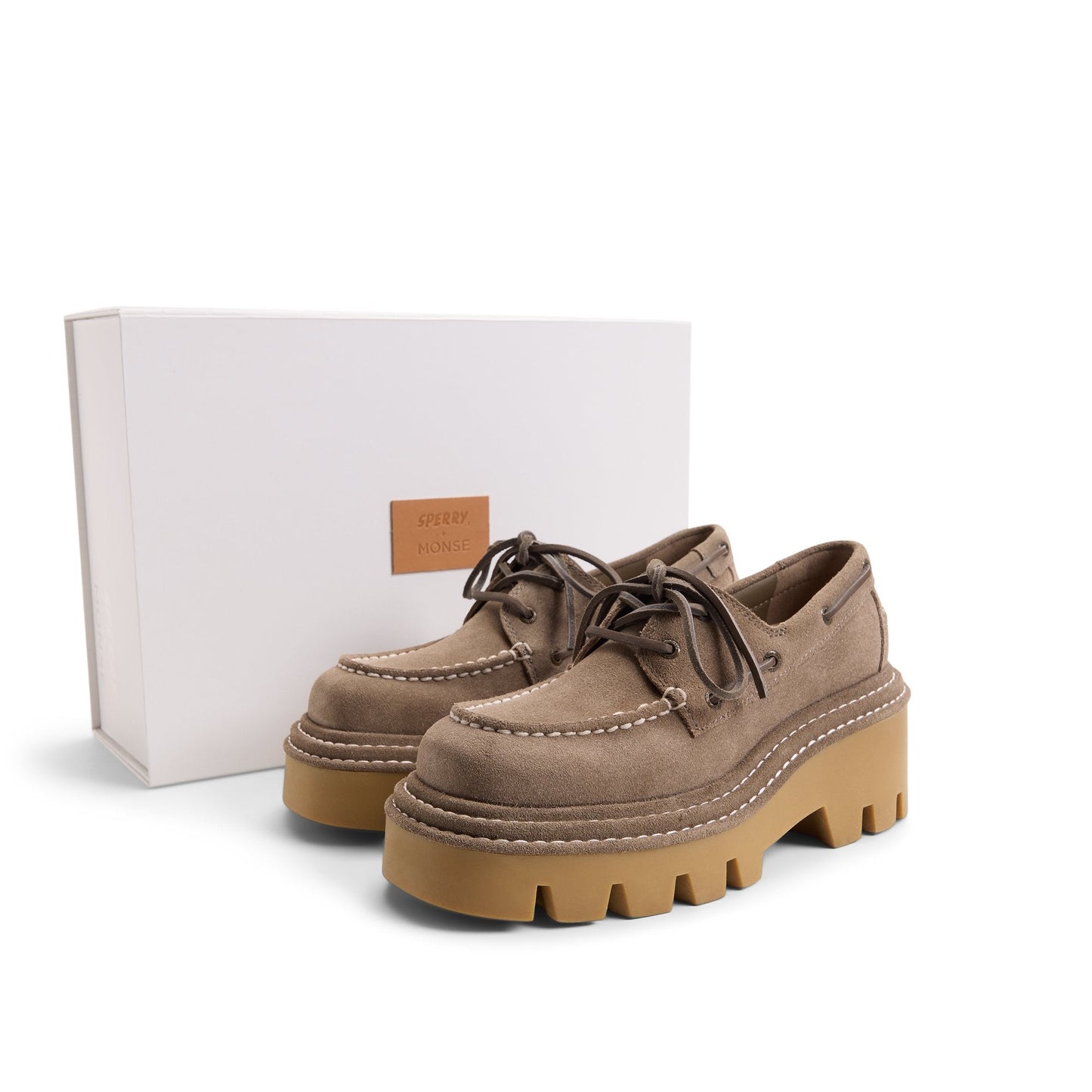 Sperry Sperry x MONSE Authentic Original 2-Eye Lug Boat Shoe Khaki