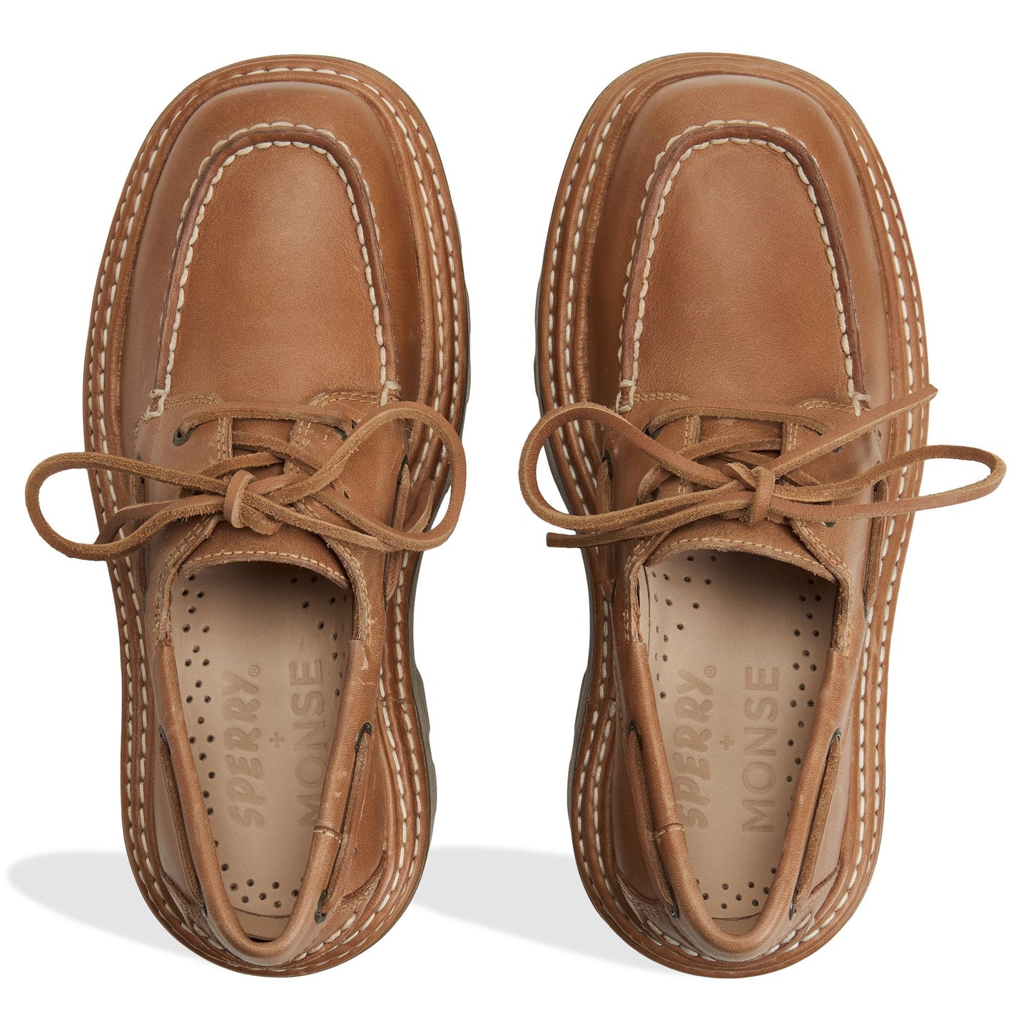Sperry Sperry x MONSE Authentic Original 2-Eye Lug Boat Shoe Light brown