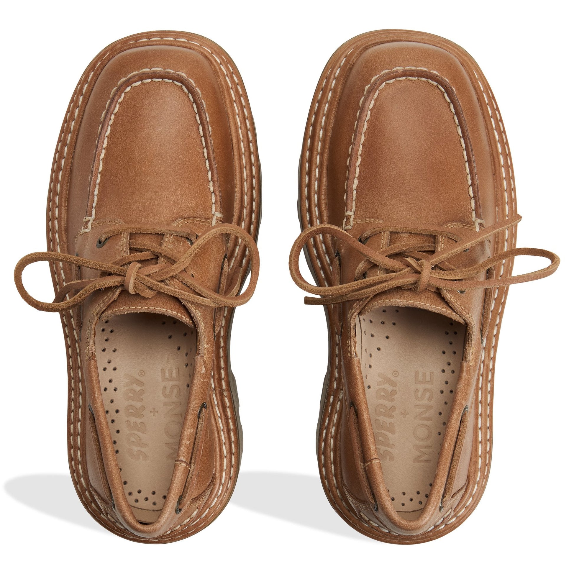 Sperry Sperry x MONSE Authentic Original 2-Eye Lug Boat Shoe Light brown
