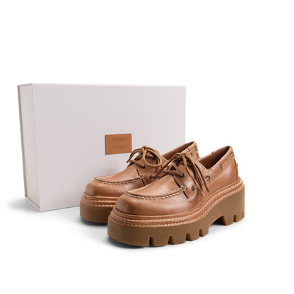 Sperry Sperry x MONSE Authentic Original 2-Eye Lug Boat Shoe Light brown