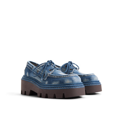 Sperry Sperry x MONSE Authentic Original 2-Eye Lug Boat Shoe Denim