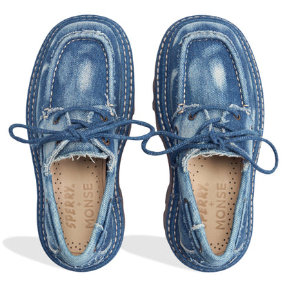 Sperry Sperry x MONSE Authentic Original 2-Eye Lug Boat Shoe Denim