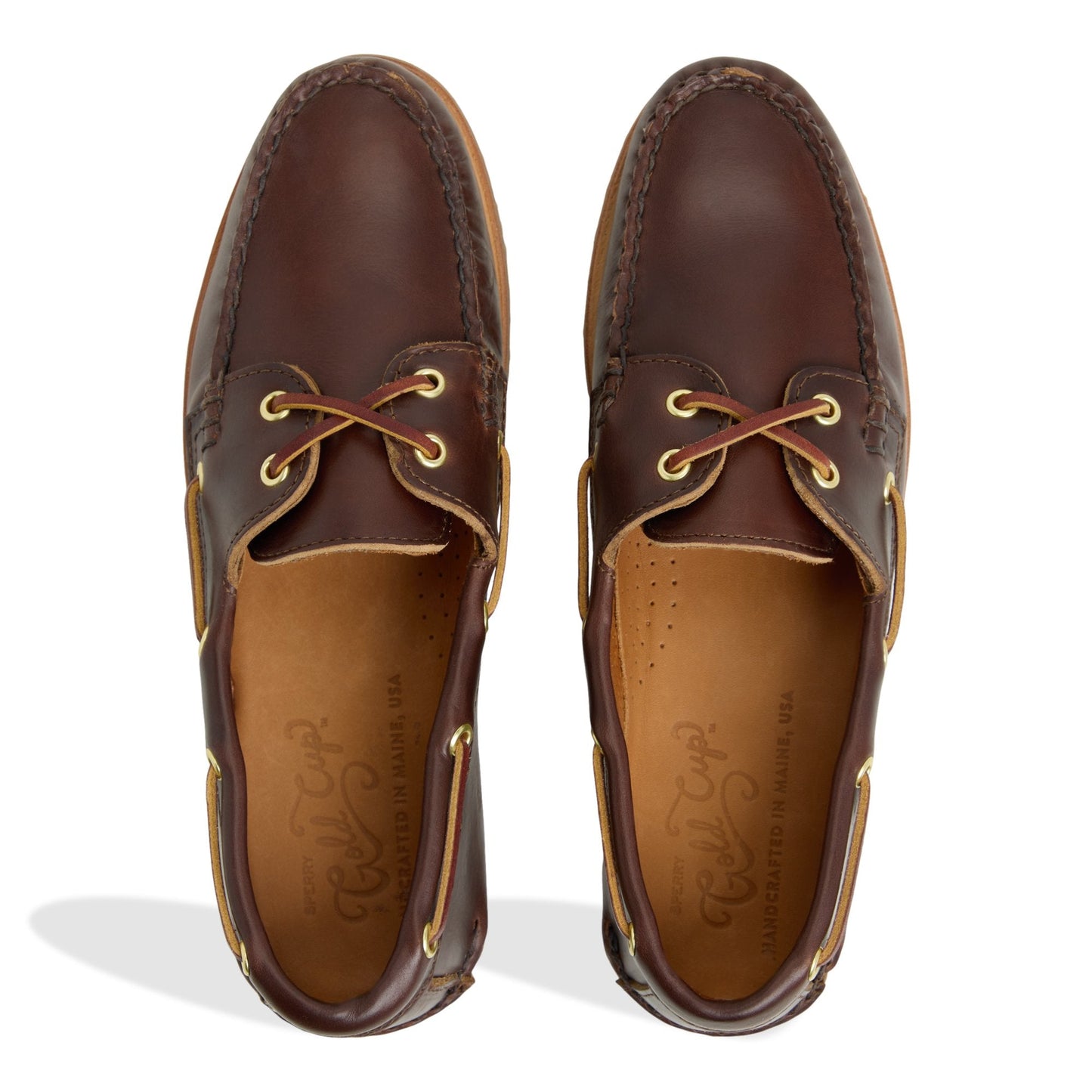 Sperry Authentic Original Made in Maine 2-Eye Boat Shoe Brown