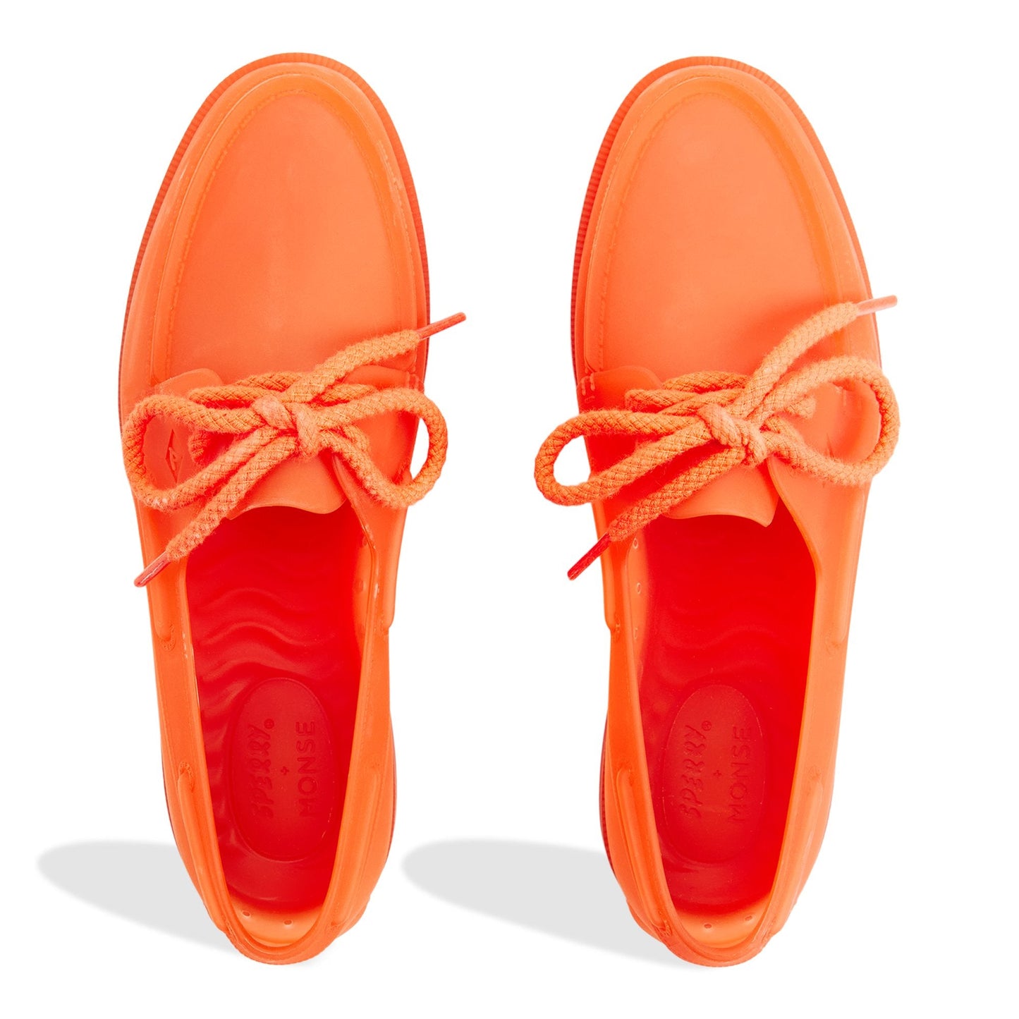 Sperry Sperry x MONSE Authentic Original 2-Eye Jelly Boat Shoe Bright orange