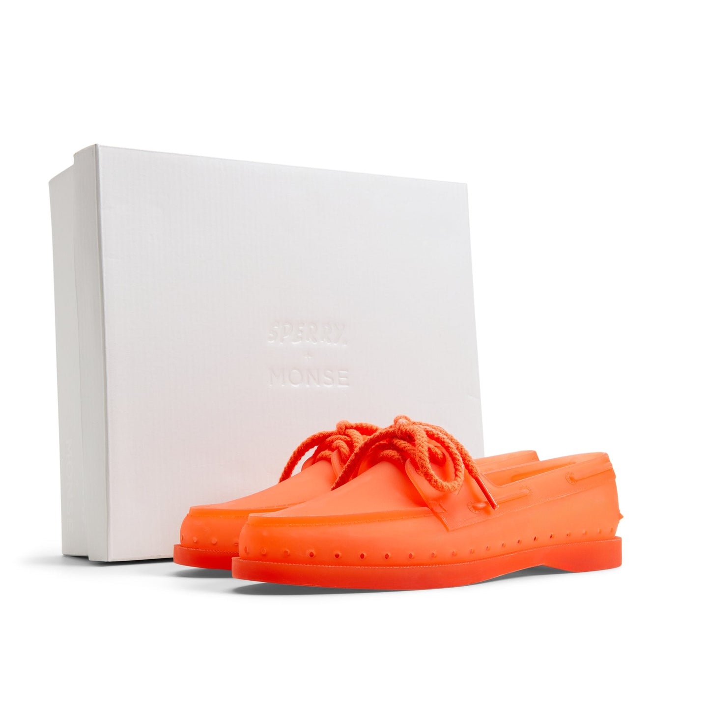 Sperry Sperry x MONSE Authentic Original 2-Eye Jelly Boat Shoe Bright orange